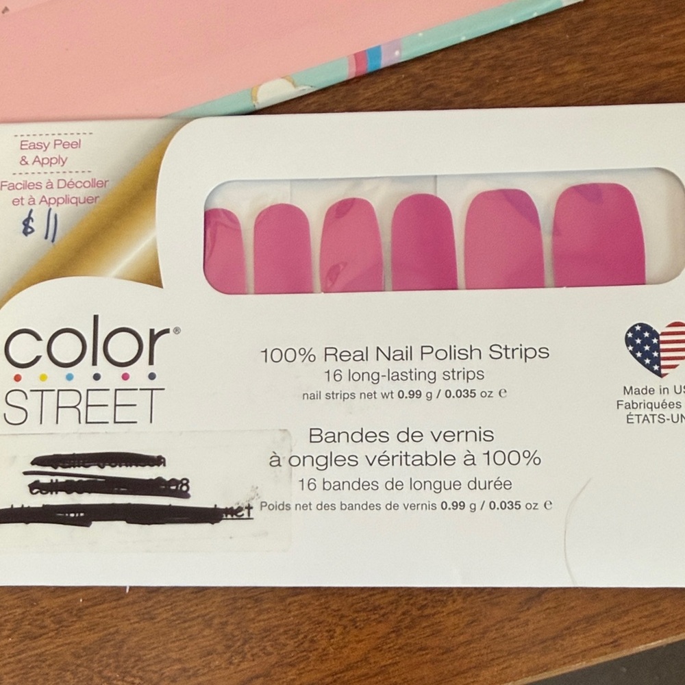 Color Street Fuchsia Nail Polish Strips